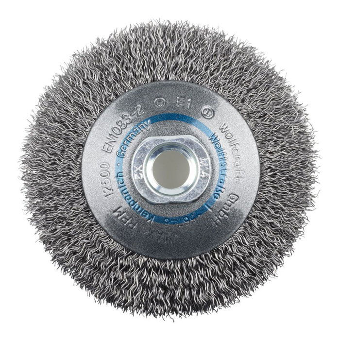 Brosse conique Wolfcraft Acier fils de fer Ø 100 X 15 MM Brosse conique Wolfcraft Acier fils de fer Ø 100 X 15 MM