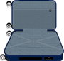Safta Valise Cabine 20" Trolley Travel Blue Marine ABS - 34,5 x 55 x 20 cm
