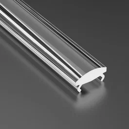 Diffuseur Slim Lente 15 pour profilés X,MICO, 2,02 m, Transparent