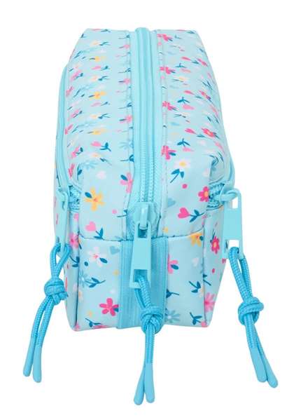 Safta Porte-tout triple petit avec élastique 22 cm, dimensions 22x8.5x6 cm - À partir de 36 mois