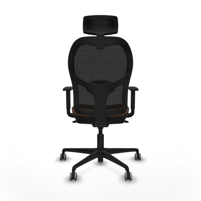 Piqueras y Crespo 1D036G2 Chaise de Bureau Noir et Brun foncé