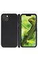 dbramante1928 Coque Lynge iPhone 14 Plus - Coque portefeuille en cuir avec support amovible, protection choc et charge sans fil - Noir