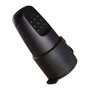 FNP Base mobile bipolaire Schuko noire avec cache et obturateur IP44 16A 250V (rétractable)