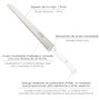 ORYX Couteau de pain Husky 21 cm en acier inoxydable