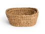 Giftdecor Set de 2 Paniers Ovalés Marron 28x22x10 cm en Algue de Mer (Set de 12)