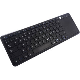 Coolbox TEW01-BK Clavier sans fil avec touchpad - Français - AZERTY - 78 touches chiclet - Mini récepteur USB - Noir