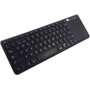 Coolbox TEW01-BK Clavier sans fil avec touchpad - Français - AZERTY - 78 touches chiclet - Mini récepteur USB - Noir