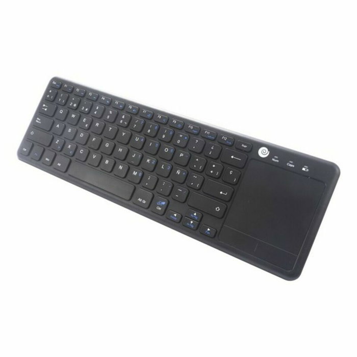 Clavier avec pavé tactile CoolBox CoolTouch Noir Espagnol Qwerty Clavier avec pavé tactile CoolBox CoolTouch Noir Espagnol Qwerty