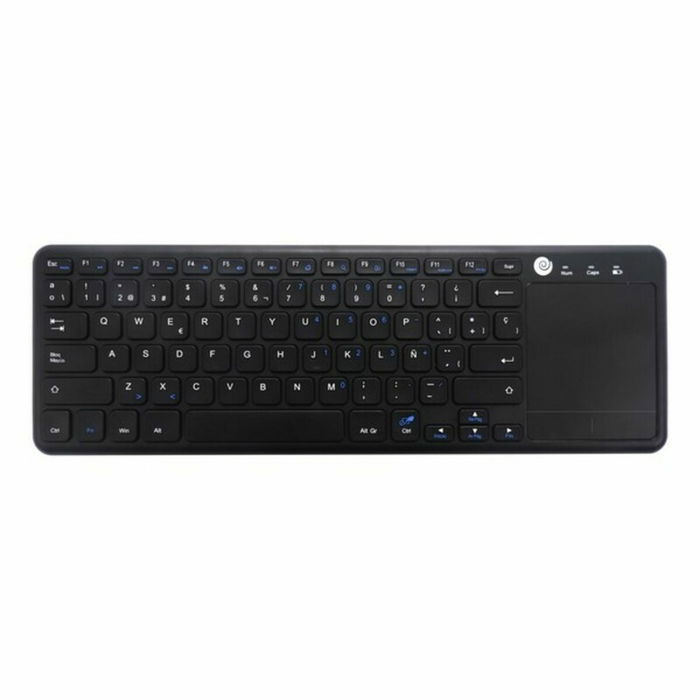 Clavier avec pavé tactile CoolBox CoolTouch Noir Espagnol Qwerty Clavier avec pavé tactile CoolBox CoolTouch Noir Espagnol Qwerty