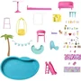 Barbie Maison de Rêve HMX10 Maison de Poupée 3 Niveaux avec Piscine et Toboggan