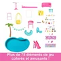 Barbie Maison de Rêve HMX10 Maison de Poupée 3 Niveaux avec Piscine et Toboggan