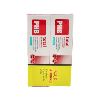 PHB Total Pasta Dental Duplo 2X75Ml PHB Total Pasta Dental Duplo 2X75Ml