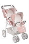 Muñecas Arias Coche Gemelar Universe pour bébé avec sac de transport, dimensions 45x70x73 cm, hauteur guidon réglable 47-77 cm, montage nécessaire, âge recommandé 3 ans