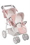 Muñecas Arias Coche Gemelar Universe pour bébé avec sac de transport, dimensions 45x70x73 cm, hauteur guidon réglable 47-77 cm, montage nécessaire, âge recommandé 3 ans