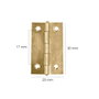 WOLFPACK LINEA PROFESIONAL Charnière 5005 en laiton 1-1/2 pouces