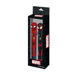 Karactermania Pack de 2 stylos Spider-Man 10 couleurs