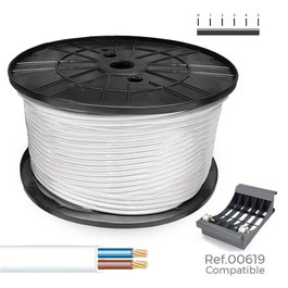 Sediles Câble plat H03VVH2-F 2 x 0,75 mm² blanc, 700 m