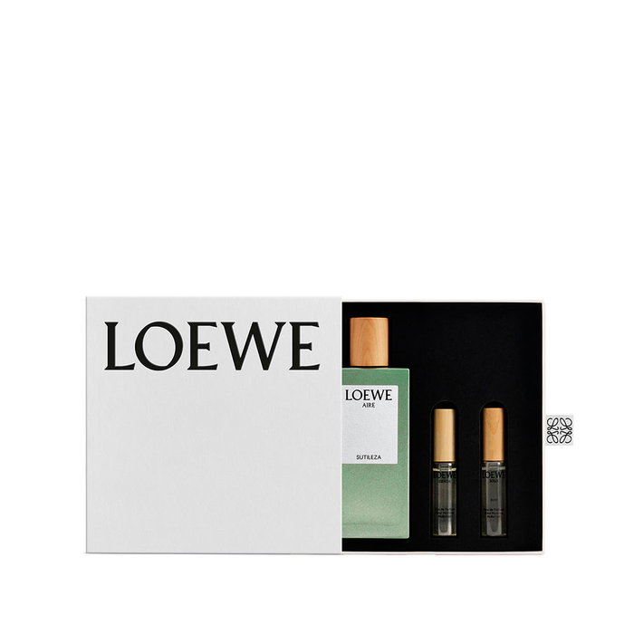LOEWE Coffret Cadeau Aire Sutileza Eau de Toilette 100 ml (3 pièces) - Fragrance Florale Unisexe Poire, Muguet, Jasmin