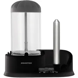 Smarton HM 020, Machine à Hot-Dogs à la Vapeur, pour 6 Hot-Dogs, Grill Pain, Surface Antidérapante, 350 W, pour Maison
