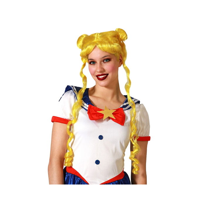 BigBuy Carnival Perruque Blonde Sailor Moon
