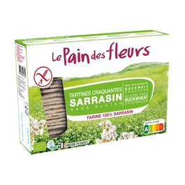 Le Pain des Fleurs Crackers de sarracène Bio sans gluten