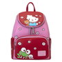 LOUNGEFLY Sac à dos Hello Kitty and Friends 26 cm - Taille 22,86x11,43x26,67 cm en cuir végan, bretelles réglables et rembourrées