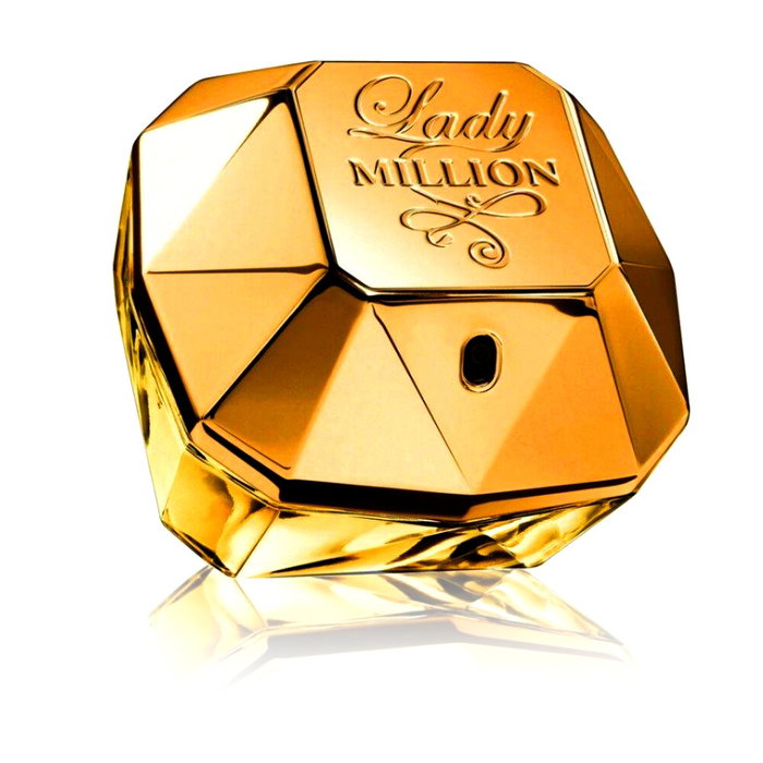 Paco Rabanne Lady Million Eau de Parfum Vaporisateur 50 ml - Parfum Floral Fruité pour Femme, Glamour, Notes de Neroli, Jasmin et Patchouli