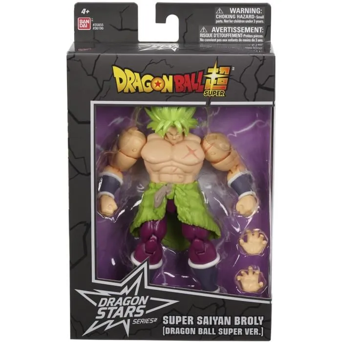 Bandai Dragon Stars - Broly Super Saiyan - Figurine articulée - 17 cm - 16 points d'articulation