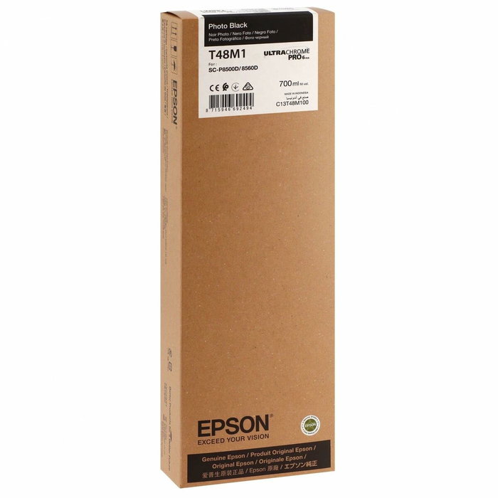 Epson Cartouche d'encre UltraChrome Pro T48M1 Photo Black 700 ml