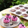 Tescoma Moule à muffins Delícia pour 12 muffins en silicone avec bord métallique
