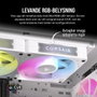 Corsair Kit d'extension ventilateurs PWM iCUE LINK RX140 RGB 140 mm White