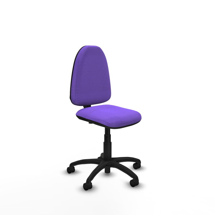 PIQUERAS Y CRESPO Chaise de bureau Aýna, tissu lilas, sans accoudoirs PIQUERAS Y CRESPO Chaise de bureau Aýna, tissu lilas, sans accoudoirs