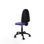 PIQUERAS Y CRESPO Chaise de bureau Aýna, tissu lilas, sans accoudoirs