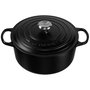 Le Creuset Signature Roaster rond 26cm noir mat