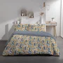 Today Parure de lit Sunshine 15.32 2 personnes 220 x 240 cm en 100% coton imprimé avec housse de couette et 2 taies d'oreiller