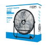 EDM Product Ventilateur de Sol Noir 180 W Ø 60 cm
