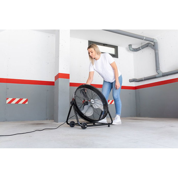 EDM Product Ventilateur de Sol Noir 180 W Ø 60 cm EDM Product Ventilateur de Sol Noir 180 W Ø 60 cm