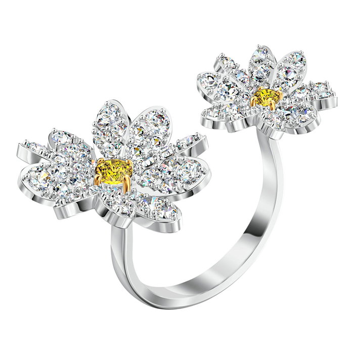 Swarovski Bague Eternal Flower Taille 52 Gris