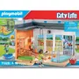 Playmobil 71328 - Salle de Sport City Life - Univers scolaire L'école - Jeu de Basket avec 3 Personnages - 72 Pièces - Jouet Éducatif pour Enfant dès 4 Ans