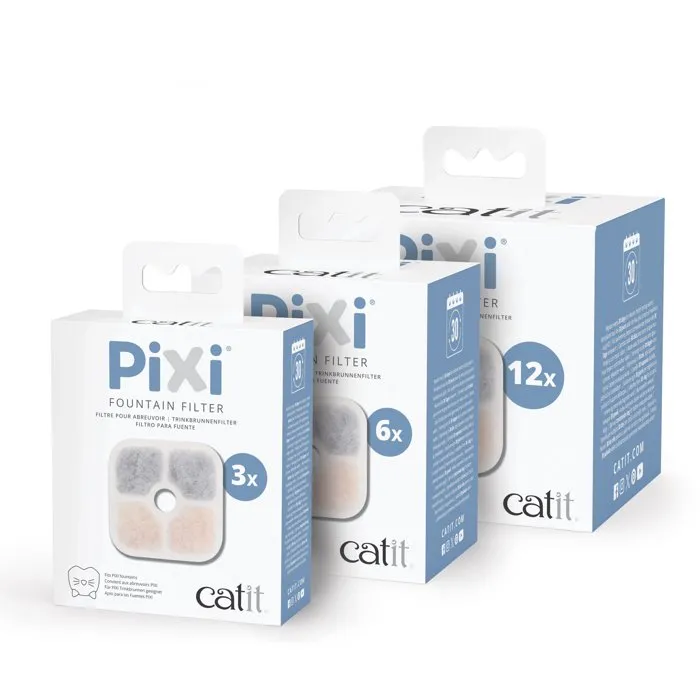 Cat It Filtres de rechange pour fontaine à eau Pixi, 12 pièces Cat It Filtres de rechange pour fontaine à eau Pixi, 12 pièces
