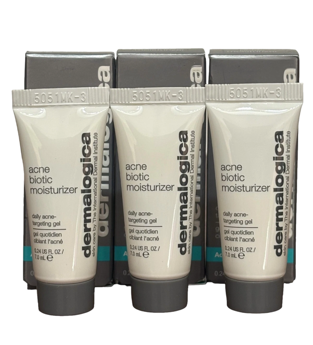 Dermalogica Acne Biotic - Gel de traitement local anti-acné pour peaux à tendance acnéique - Ensemble de 3 x 7 ml Dermalogica Acne Biotic - Gel de traitement local anti-acné pour peaux à tendance acnéique - Ensemble de 3 x 7 ml
