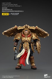 Joy Toy (CN) Warhammer The Horus Heresy figurine 1/18 Legio Custodes Custodian Venatari Squad Venatari avec Kinetic Destroyer