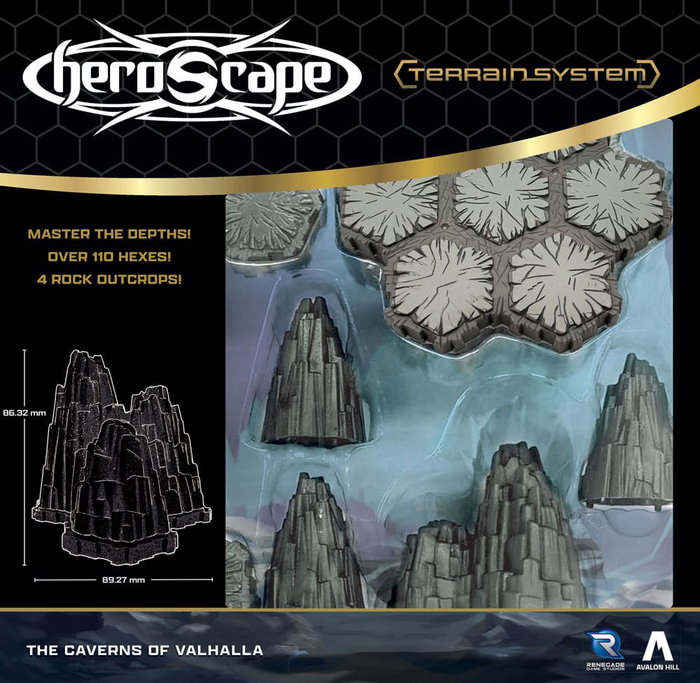 Heroscape Expansion du terrain The Caverns of Valhalla *ANGLAIS*
