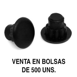 HERRAJES ALK Bouchon embellecedor d'insertion noir 5 mm