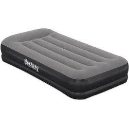 Bestway 671BT Tritech Twin Matelas Gonflable 1 Personne avec Pompe USB Intégrée, Oreiller Intégré, Charge Max 150 kg, Dimensions 191x97x36 cm
