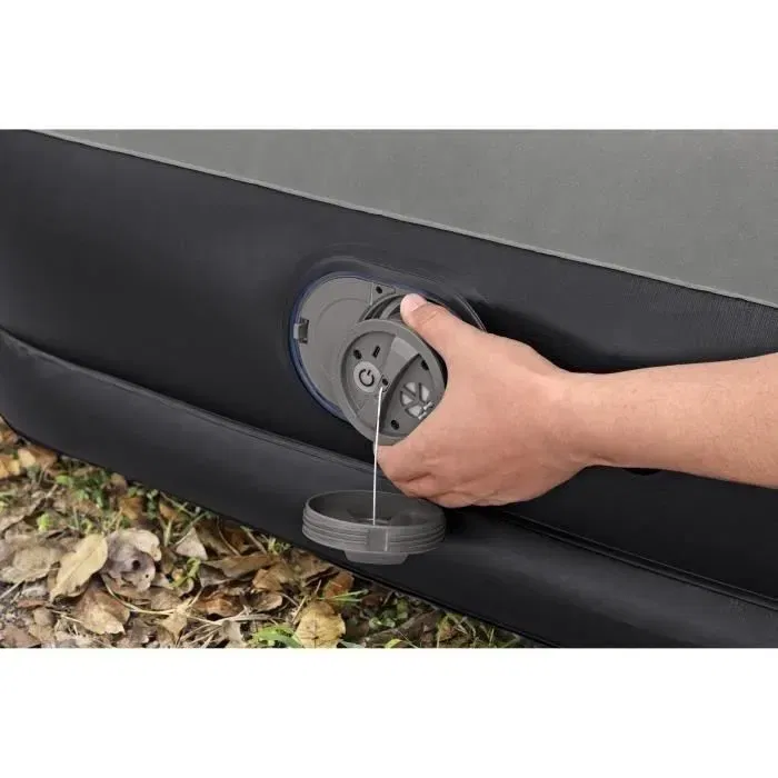 Bestway 671BT Tritech Twin Matelas Gonflable 1 Personne avec Pompe USB Intégrée, Oreiller Intégré, Charge Max 150 kg, Dimensions 191x97x36 cm Bestway 671BT Tritech Twin Matelas Gonflable 1 Personne avec Pompe USB Intégrée, Oreiller Intégré, Charge Max 150 kg, Dimensions 191x97x36 cm