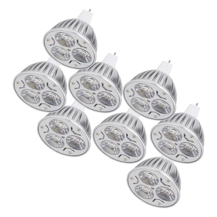 Pack 8 Ampoules LED GU5.3 6W 515lm 3000K 40.000H [CA-MR16-9W-WW-PK8-AP]