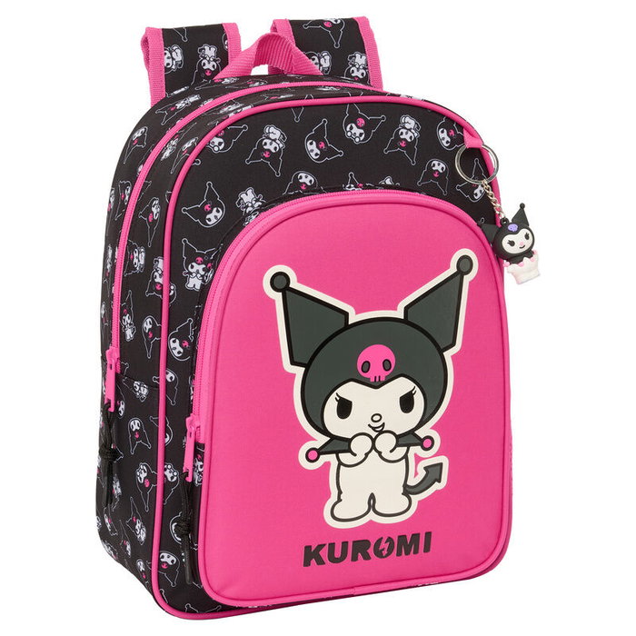 Safta Cartable Enfant Kuromi Noir Fuchsia