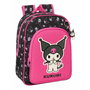 Cartable Kuromi Noir Fuchsia 26 x 34 x 11 cm