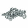 Rapid Chevilles à Expansion Métal pour Cloison Plâtre 3-13mm, Lot de 10, Charge Max 25 kg